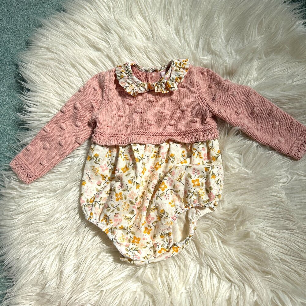 Shabby Chic outfit size 3-6 months // 3816